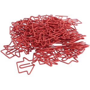 Unbranded Red 100Pcs House Shaped Iron Wire Paper Clips for Gift & Marking Unbranded Red 100Pcs House Shaped Iron Wire Paper Clips for Gift & Marking
