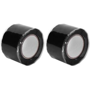 Unbranded 2Pcs 0.5mmx25mmx1.5m Black Self Adhesive Tape High Unbranded 2Pcs 0.5mmx25mmx1.5m Black Self Adhesive Tape High