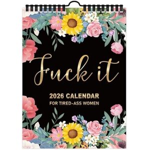Unbranded 2026 Wall Calendar for Tired Woman Monthly Planner Unbranded 2026 Wall Calendar for Tired Woman Monthly Planner