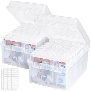 Unbranded (Clear,5" x 7" x 18 boxes) Lifewit Photo Storage Box, Photo Case, Photo Keeper, Unbranded (Clear,5" x 7" x 18 boxes) Lifewit Photo Storage Box, Photo Case, Photo Keeper,