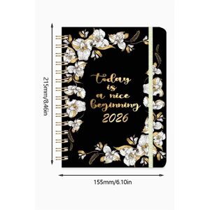 Unbranded (01) Schedule Notebook 2026 Plan Weekly Monthly Note Book A5 Binder Coil Diary Unbranded (01) Schedule Notebook 2026 Plan Weekly Monthly Note Book A5 Binder Coil Diary