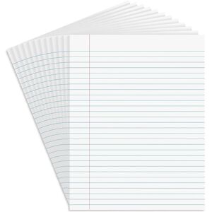 Staples 154120 Notepads 8.5-Inch X 11-Inch Wide White 50 Sh./Pad 12 Pads/Pk Staples 154120 Notepads 8.5-Inch X 11-Inch Wide White 50 Sh./Pad 12 Pads/Pk