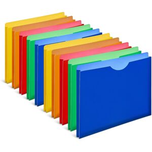 Staples 903616 Poly File Jackets 1-Inch Expansion Letter Size Assorted Colors 10 Staples 903616 Poly File Jackets 1-Inch Expansion Letter Size Assorted Colors 10