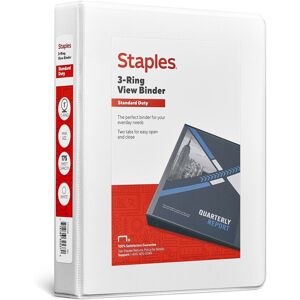 Staples 580931 1-Inch Standard 5-1/2-Inch X 8-1/2-Inch Mini View Binder with Rou Staples 580931 1-Inch Standard 5-1/2-Inch X 8-1/2-Inch Mini View Binder with Rou