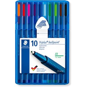 STAEDTLER 437 XBSB10 Triplus Ballpoint Pen - Multi-Colour (Pack of 10) STAEDTLER 437 XBSB10 Triplus Ballpoint Pen - Multi-Colour (Pack of 10)