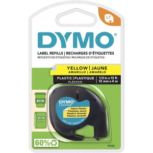 Dymo LetraTag Labeling Tape for LetraTag Label Makers Black Print on Yellow Tape Dymo LetraTag Labeling Tape for LetraTag Label Makers Black Print on Yellow Tape