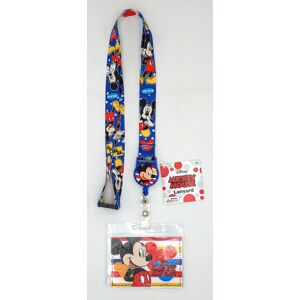 Disney 85791 Mickey Mouse Lanyard with Zip Lock Card Holder Multicolor Disney 85791 Mickey Mouse Lanyard with Zip Lock Card Holder Multicolor