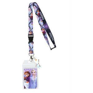 Disney Frozen Elsa and Anna Lanyard with ID Badge Holder and 2.5"""" Rubber Olaf Disney Frozen Elsa and Anna Lanyard with ID Badge Holder and 2.5"""" Rubber Olaf