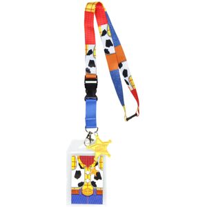 Disney Toy Story Cowboy Woody Lanyard with Clear ID Badge Holder and 2"""" Sheri Disney Toy Story Cowboy Woody Lanyard with Clear ID Badge Holder and 2"""" Sheri
