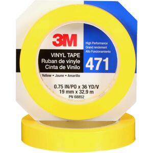 3M Vinyl Tape 471 3/4 in x 36 yd Yellow 1 Roll Yellow Floor Tape Paint Alternati 3M Vinyl Tape 471 3/4 in x 36 yd Yellow 1 Roll Yellow Floor Tape Paint Alternati