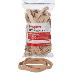 Staples 1lb of Giant 7"""" Loop X 5/8"""" Wide Rubber Bands Staples 1lb of Giant 7"""" Loop X 5/8"""" Wide Rubber Bands