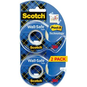 Scotch Wall-Safe Tape 2 Dispensered Rolls Sticks Securely Removes Cleanly Invisi Scotch Wall-Safe Tape 2 Dispensered Rolls Sticks Securely Removes Cleanly Invisi