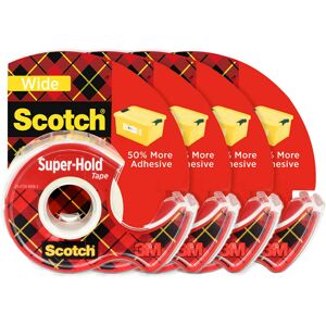 Scotch Super-Hold Wide Tape 4 Rolls 50% More Adhesive Trusted Favorite 1.5 x 650 Scotch Super-Hold Wide Tape 4 Rolls 50% More Adhesive Trusted Favorite 1.5 x 650