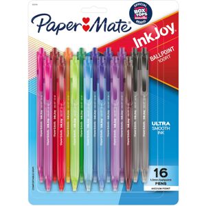 Paper Mate InkJoy 100RT Retractable Ballpoint Pens Medium Point (1.0mm) Assorted Paper Mate InkJoy 100RT Retractable Ballpoint Pens Medium Point (1.0mm) Assorted