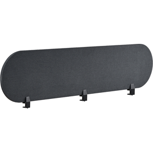 Beliani Desk Screen 180 x 40 cm Dark Grey SPARKY Beliani Desk Screen 180 x 40 cm Dark Grey SPARKY