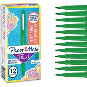 Paper Mate Flair Felt Tip Pens Medium Point (0.7 mm) Marker Pens Green Pens Paper Mate Flair Felt Tip Pens Medium Point (0.7 mm) Marker Pens Green Pens