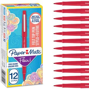 Paper Mate Flair Felt Tip Pens Medium Point (0.7 mm) Marker Pens Red Pens Paper Mate Flair Felt Tip Pens Medium Point (0.7 mm) Marker Pens Red Pens