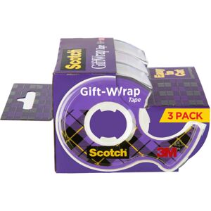 Scotch 19 mm x 16.5 m Gift Wrap Tape 3 Dispenser Scotch 19 mm x 16.5 m Gift Wrap Tape 3 Dispenser