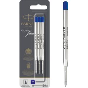 Parker Ballpoint Pen Refills Medium Point Blue QUINKflow Ink 3 Count Parker Ballpoint Pen Refills Medium Point Blue QUINKflow Ink 3 Count