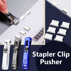 Unbranded Acrylic Mini Push Stapler 50 Reusable Clips Unbranded Acrylic Mini Push Stapler 50 Reusable Clips