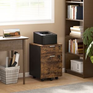 HOMCOM 2 Drawer Filing Cabinet with Adjustable Hanging Bars for A4 and Letter HOMCOM 2 Drawer Filing Cabinet with Adjustable Hanging Bars for A4 and Letter