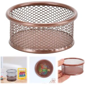 Unbranded 3.5" Round Wire Mesh Paper Clip Holder Set of 4 – Desk & Classroom Organizer, Co Unbranded 3.5" Round Wire Mesh Paper Clip Holder Set of 4 – Desk & Classroom Organizer, Co
