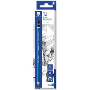 STAEDTLER 100-8B Mars Lumograph Graphite Pencils for Drawing and Sketching - 8B, STAEDTLER 100-8B Mars Lumograph Graphite Pencils for Drawing and Sketching - 8B,