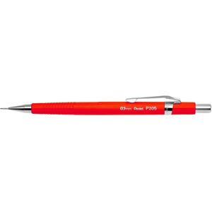 Pentel P205-F Pencil, Red Barrel Pentel P205-F Pencil, Red Barrel
