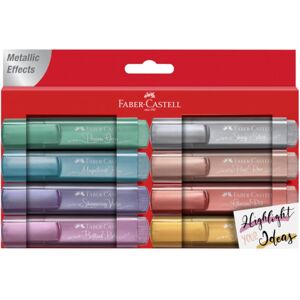Faber Castell 154689 - Highlighter TL 46 Metallic Pack of 8 Faber Castell 154689 - Highlighter TL 46 Metallic Pack of 8