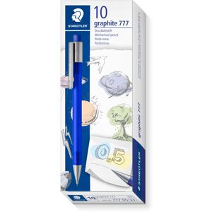 STAEDTLER 777 05-33 Graphite Mechanical Pencil - 0.5mm, B Lead, Frosted Blue Bar STAEDTLER 777 05-33 Graphite Mechanical Pencil - 0.5mm, B Lead, Frosted Blue Bar