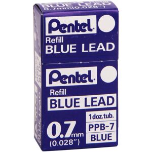 Pentel 0.7mm Coloured Pencil Leads - Blue (Pack of 12) Pentel 0.7mm Coloured Pencil Leads - Blue (Pack of 12)