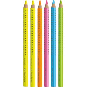 Faber Castell - Jumbo Grip Neon Textliner Highlighter, 2 x Yellow, Green, Pink, Faber Castell - Jumbo Grip Neon Textliner Highlighter, 2 x Yellow, Green, Pink,