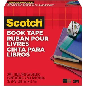 Scotch? Book Repair Restoration Protective Tape - 38.1mmx13.7m Scotch? Book Repair Restoration Protective Tape - 38.1mmx13.7m