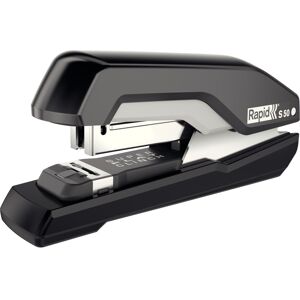 Rapid Supreme S50 Half Strip Stapler, 50 Sheet Capacity, Super Flat Clinch Stapl Rapid Supreme S50 Half Strip Stapler, 50 Sheet Capacity, Super Flat Clinch Stapl