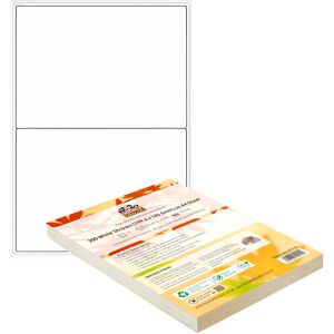 Double Dragon 100 Sheets Pack A4 Self-Adhesive Address Labels, 2 Per Sheet, 200 Double Dragon 100 Sheets Pack A4 Self-Adhesive Address Labels, 2 Per Sheet, 200