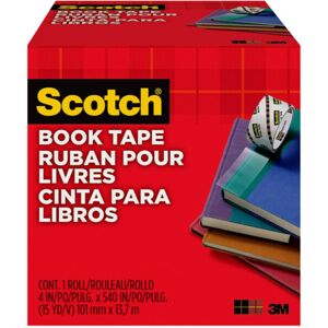 Scotch Book Tape, 4 in x 540 in, Excellent for Repairing, Reinforcing Protecting Scotch Book Tape, 4 in x 540 in, Excellent for Repairing, Reinforcing Protecting