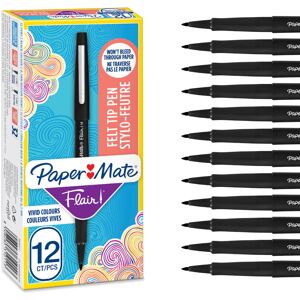 Paper Mate Flair Felt Tip Pens Medium Point (0.7 mm) Writing Pens Black Pens Paper Mate Flair Felt Tip Pens Medium Point (0.7 mm) Writing Pens Black Pens