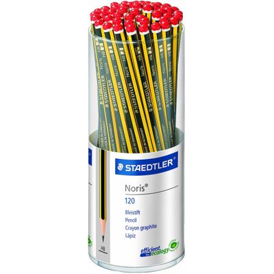 Staedtler 120 KP50 Noris HB Pencil - Tub of 50 Staedtler 120 KP50 Noris HB Pencil - Tub of 50