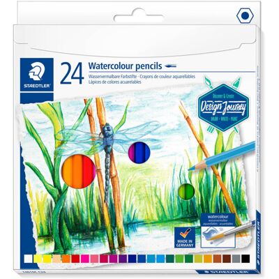 Staedtler Watercolour pencil pack of 24 assd colours(pack of 5) Staedtler Watercolour pencil pack of 24 assd colours(pack of 5)