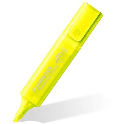 STAEDTLER 364-1P WP4 Yellow Highlighter Textsurfer Classic, Pack of 4 STAEDTLER 364-1P WP4 Yellow Highlighter Textsurfer Classic, Pack of 4