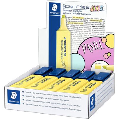 STAEDTLER Textsurfer Classic 364 Edition Colors Highlighter Chisel Tip 1 to 5 mm STAEDTLER Textsurfer Classic 364 Edition Colors Highlighter Chisel Tip 1 to 5 mm