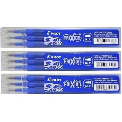 Pilot Blue Frixion Rollerball Erasable Pens Pen Refills Replacement Spare Ink BL Pilot Blue Frixion Rollerball Erasable Pens Pen Refills Replacement Spare Ink BL