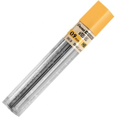 Pentel Super Mechanical Pencil Refill Leads - 0.9mm - HB - 3 Tubes of 15 Leads Pentel Super Mechanical Pencil Refill Leads - 0.9mm - HB - 3 Tubes of 15 Leads