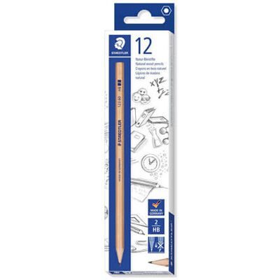 Staedtler Natural Lead Pencils (12/box) (HB) Staedtler Natural Lead Pencils (12/box) (HB)