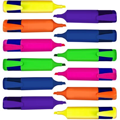 SOL (3pk x 4) 8/12 Highlighter Pens in Handy Wallets 4 Colours SOL (3pk x 4) 8/12 Highlighter Pens in Handy Wallets 4 Colours