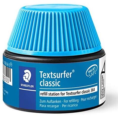 Staedtler 488 64-3 Textsurfer Classic Highlighter Refill Station for 364-3 - Blue Ink (1 x Staedtler 488 64-3 Textsurfer Classic Highlighter Refill Station for 364-3 - Blue Ink (1 x