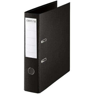 Rapid A4 Lever Arch File 75mm Spine - Black Polypropylene, Thumbhole, Spine Labe Rapid A4 Lever Arch File 75mm Spine - Black Polypropylene, Thumbhole, Spine Labe