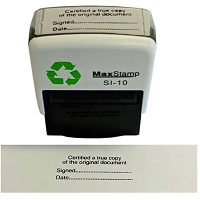 MaxStamp Certified a True Stamp MaxStamp Certified a True Stamp