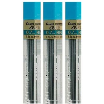 Pentel 0.7mm Size HB Shade Hardness Pencil Refill Replacement Spare Le Pentel 0.7mm Size HB Shade Hardness Pencil Refill Replacement Spare Le