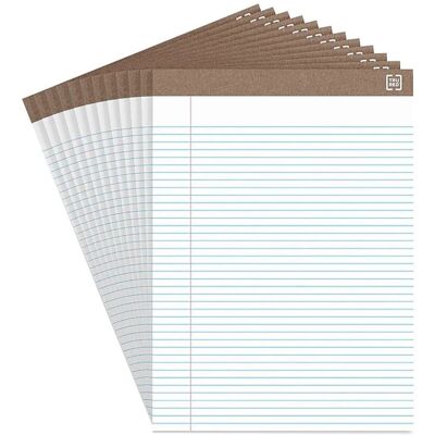 Staples TRU RED Notepads 8.5 x 11.75 Inch Narrow Ruled Legal Pads Writing Pad fo Staples TRU RED Notepads 8.5 x 11.75 Inch Narrow Ruled Legal Pads Writing Pad fo